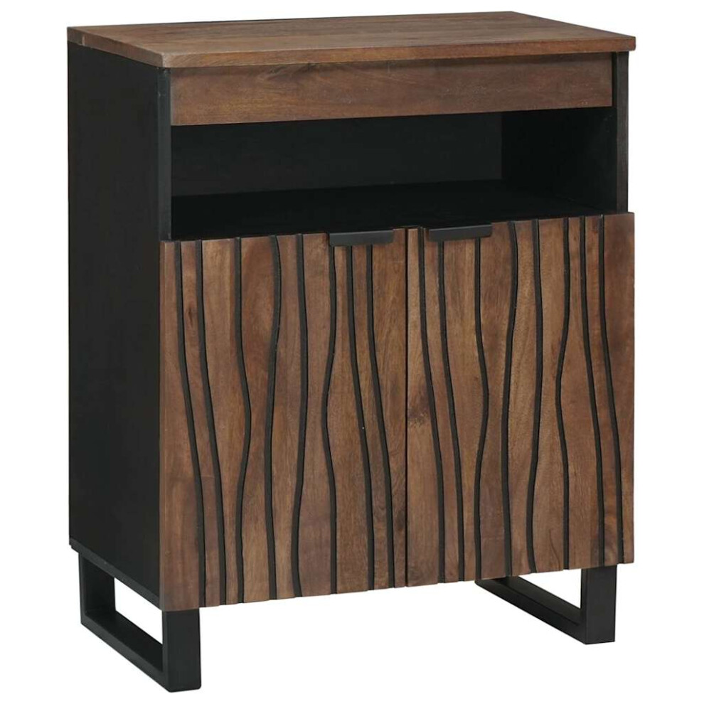 Vidaxl Sideboard 60 X 33 X 75 Cm Solid Mango Wood Brown