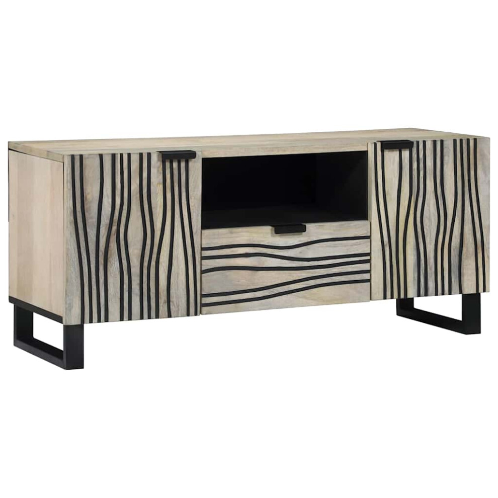 Vidaxl Tv Units With Drawer 105 X 33 X 46 Cm Engineered Wood White