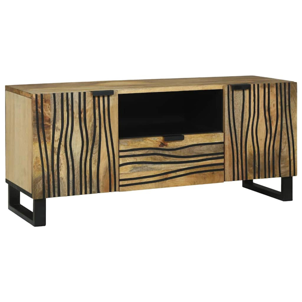 Vidaxl Tv Units With Drawer 105 X 33 X 46 Cm Engineered Wood Brown