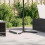 VidaXL vidaXL Umbrella Weight Plates 2 pcs Grey Granite Triangular 14 kg 4