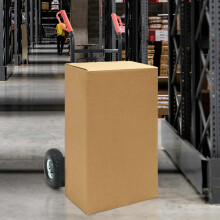 vidaXL Extendable Hand Trolley Black and Red 57 x 46 x 113 cm Steel