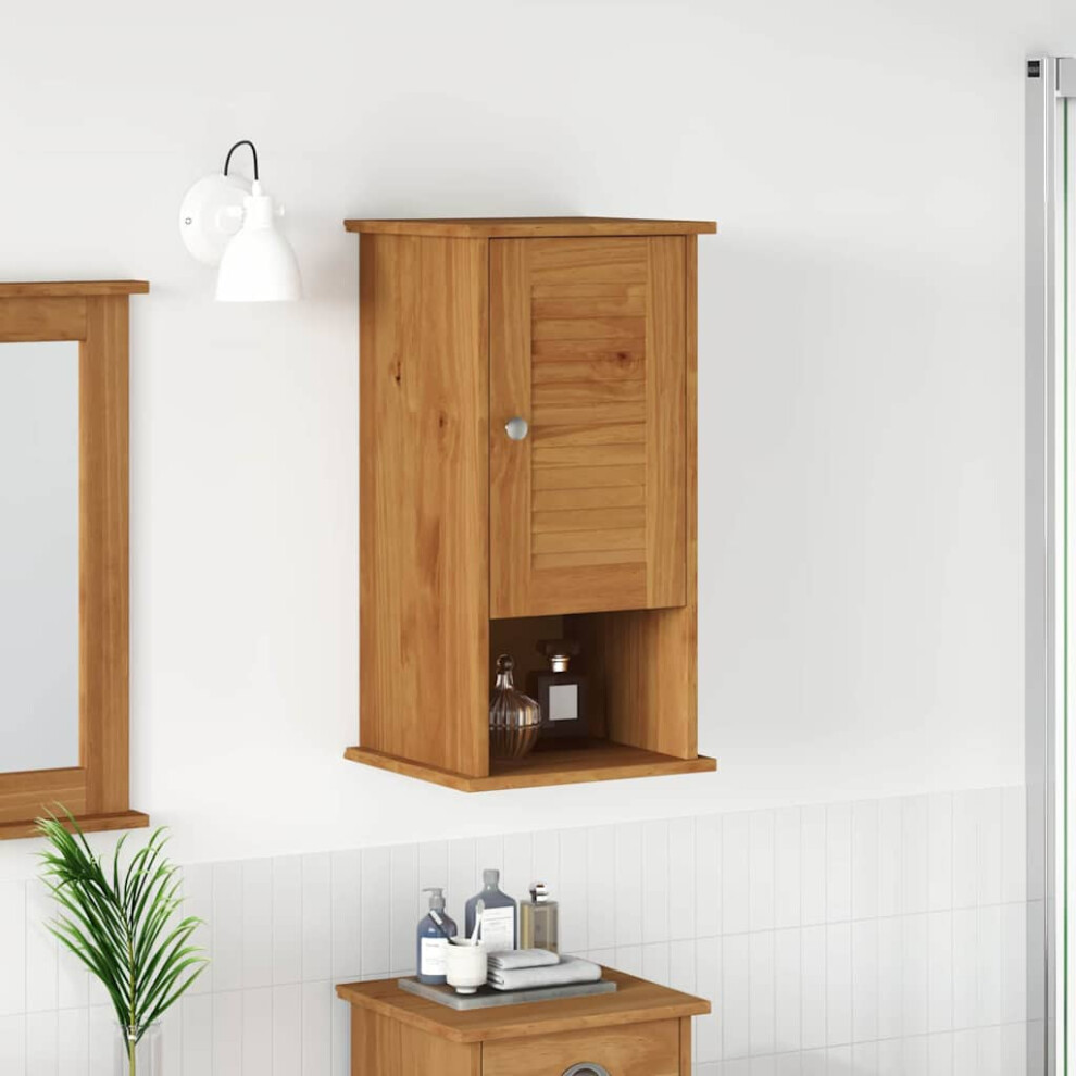 Vidaxl Bathroom Cabinet Vigo Brown And Honey Brown 37 X 34 X 71.5 Cm