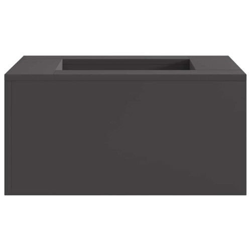 VidaXL vidaXL Fire Pit Black 60 x 60 x 30 cm Steel