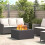 VidaXL vidaXL Fire Pit Black 80 x 80 x 40 cm Steel 1