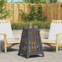 vidaXL Fire Pit Black 50 x 50 x 70 cm Steel