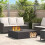 VidaXL vidaXL Fire Pit Black 100 x 100 x 30 cm Steel 1