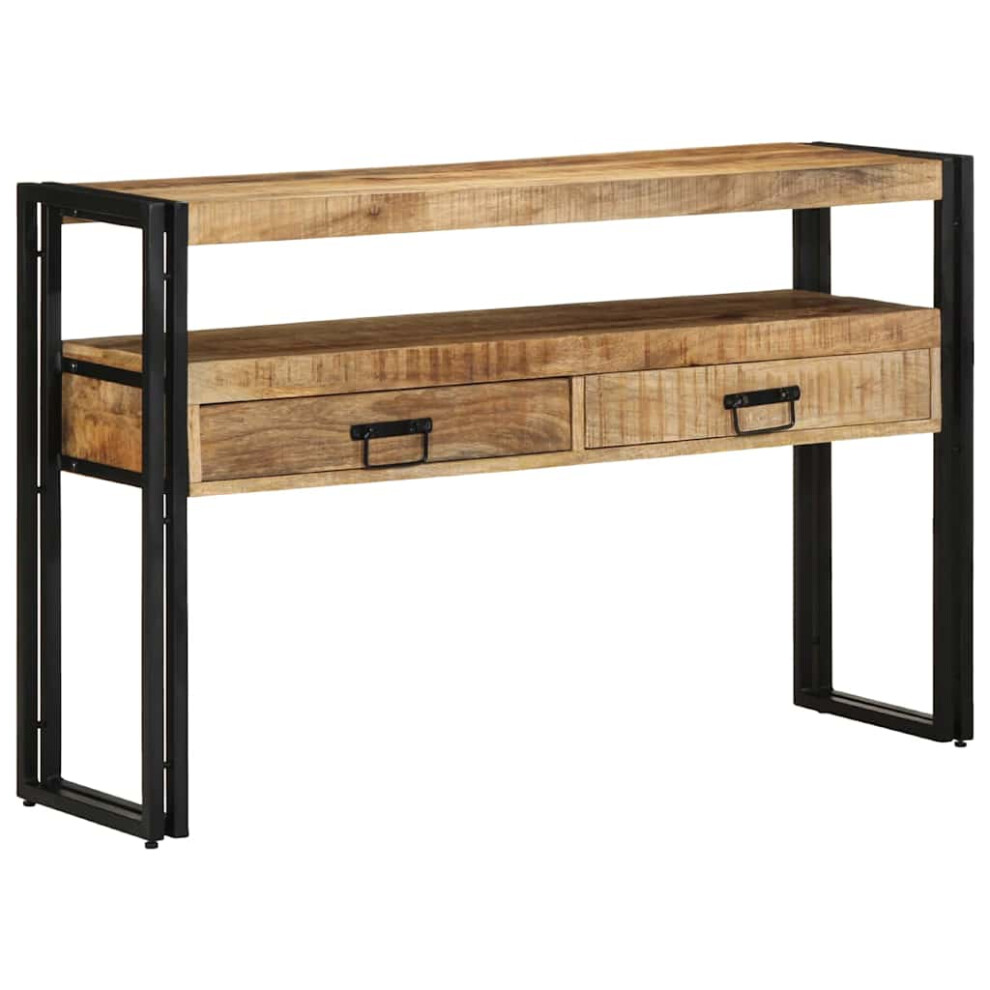 Vidaxl Console Table 120 X 33 X 75 Cm Solid Mango Wood Brown
