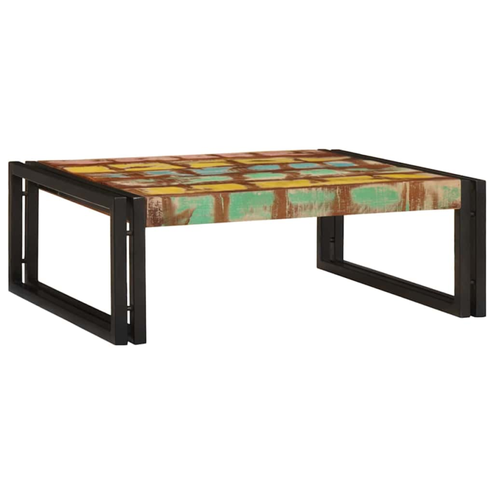 Vidaxl Bathroom Shelf Multicolour 65 X 50 X 23 Cm Solid Reclaimed Wood