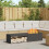 VidaXL vidaXL Fire Pit Black 160 x 45 x 35 cm Steel 1