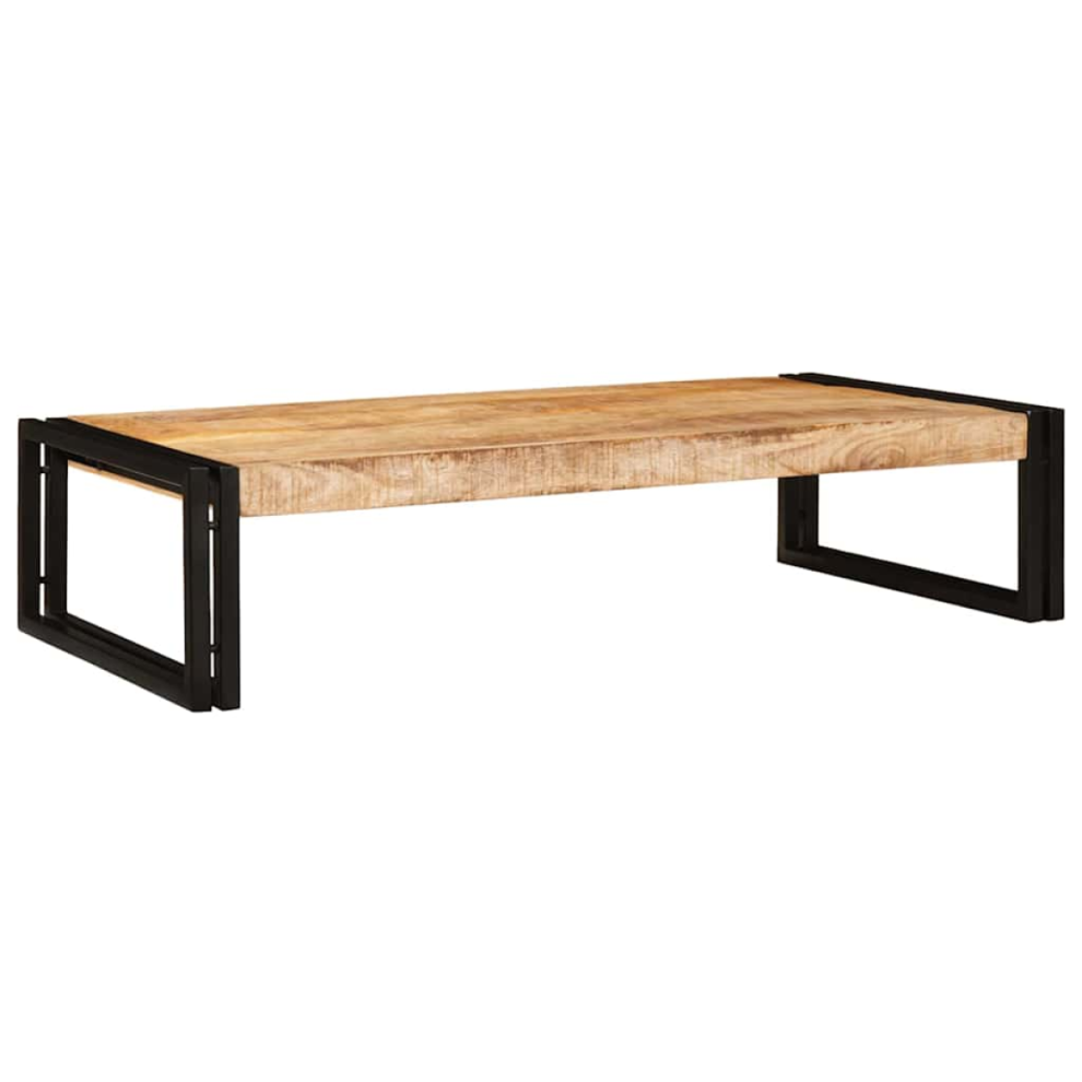 Vidaxl Bathroom Shelf Brown 100 X 50 X 23 Cm Soild Rough Mango Wood