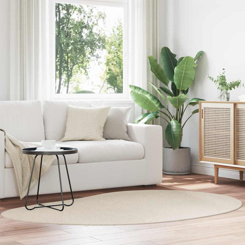 Vidaxl Area Rugs Huarte Beige 140 X 200 Cm Polyester