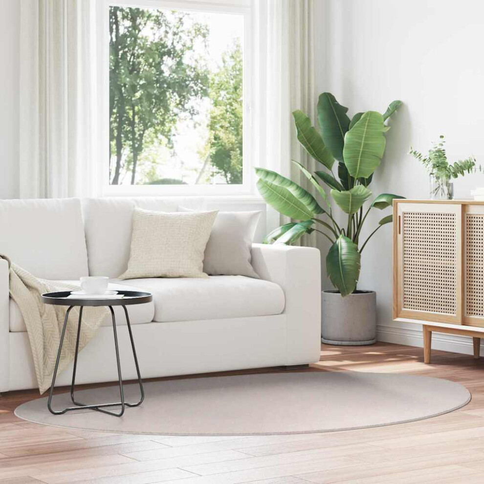 Vidaxl Area Rugs Huarte Sand 140 X 200 Cm Polyester