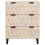 VidaXL vidaXL Sideboard White Wash Finish 60 x 33 x 75 cm Solid Mango Wood 3