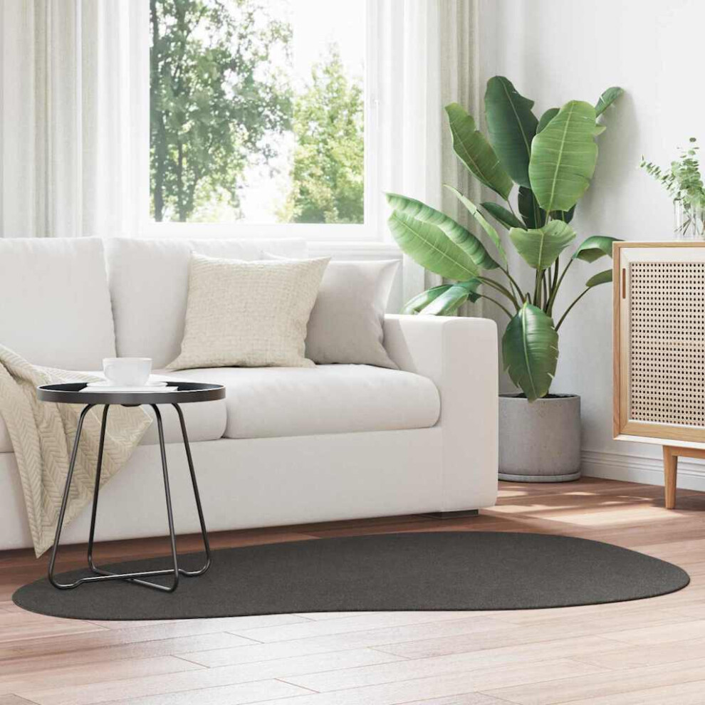 Vidaxl Area Rugs Huarte Anthracite 120 X 170 Cm Polyester