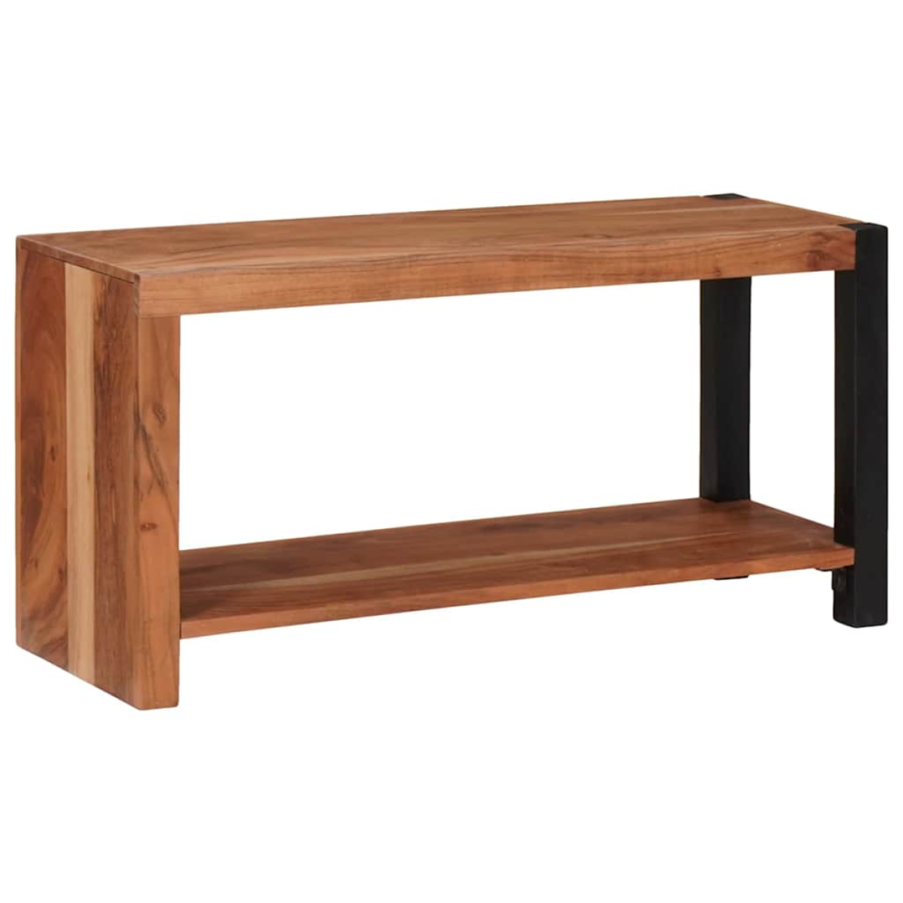 Vidaxl Bookshelf 80 X 30 X 40 Cm Solid Acacia Wood Brown