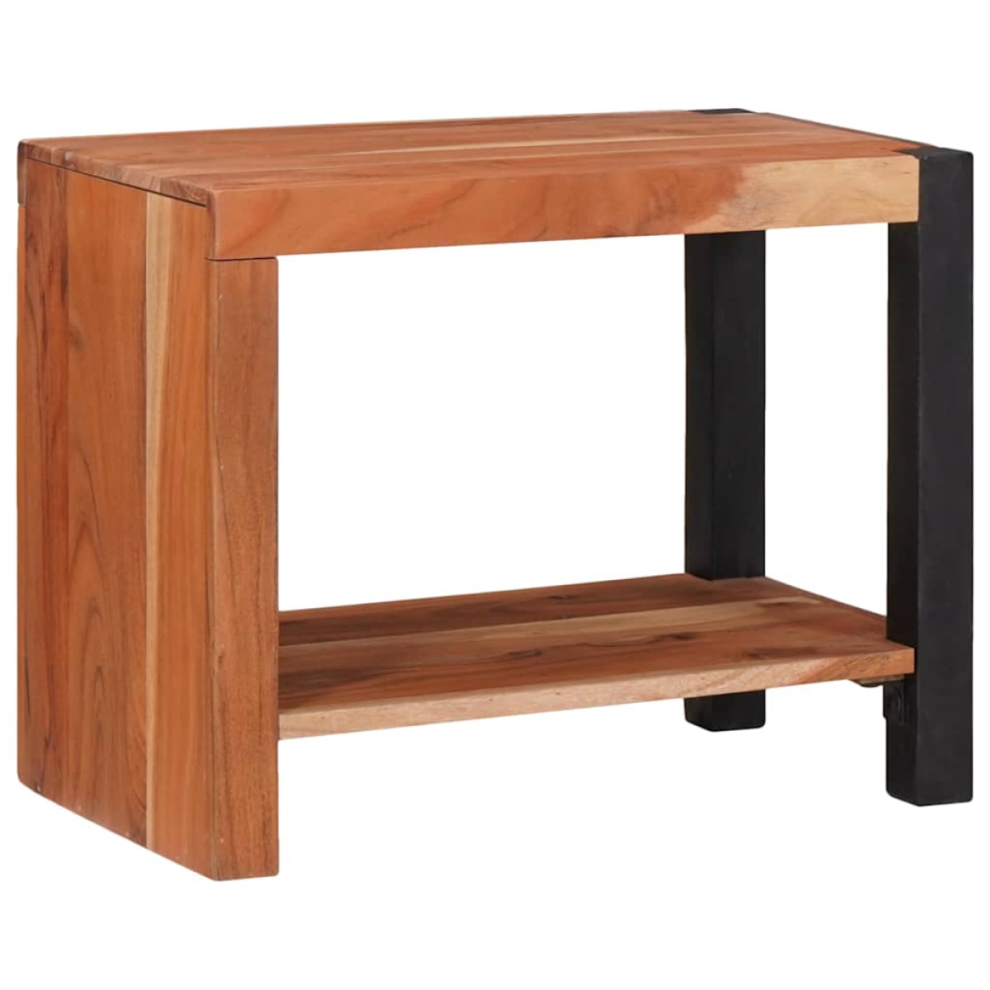 Vidaxl Bookshelf 50 X 30 X 40 Cm Solid Acacia Wood Brown