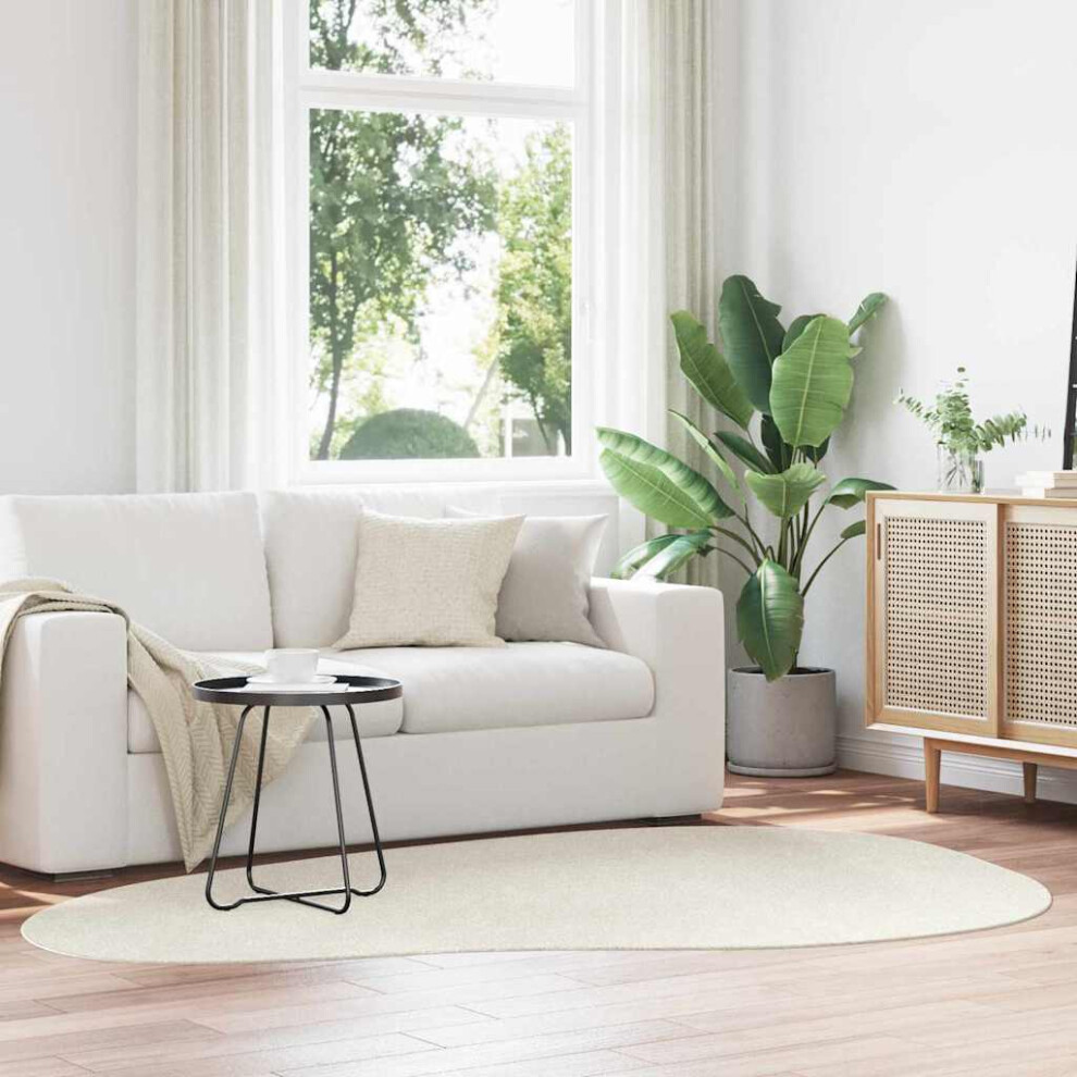 Vidaxl Area Rugs Huarte Cream 160 X 230 Cm Polyester