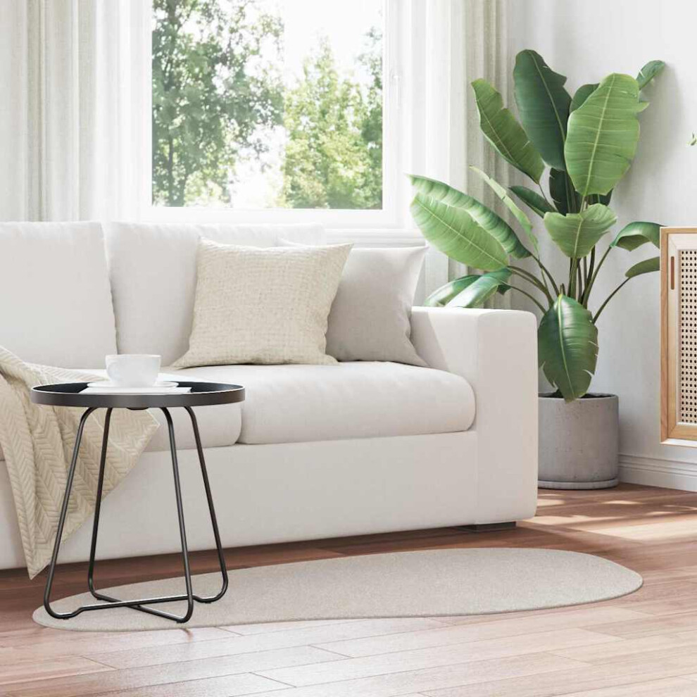 Vidaxl Area Rugs Huarte Sand 80 X 150 Cm Polyester