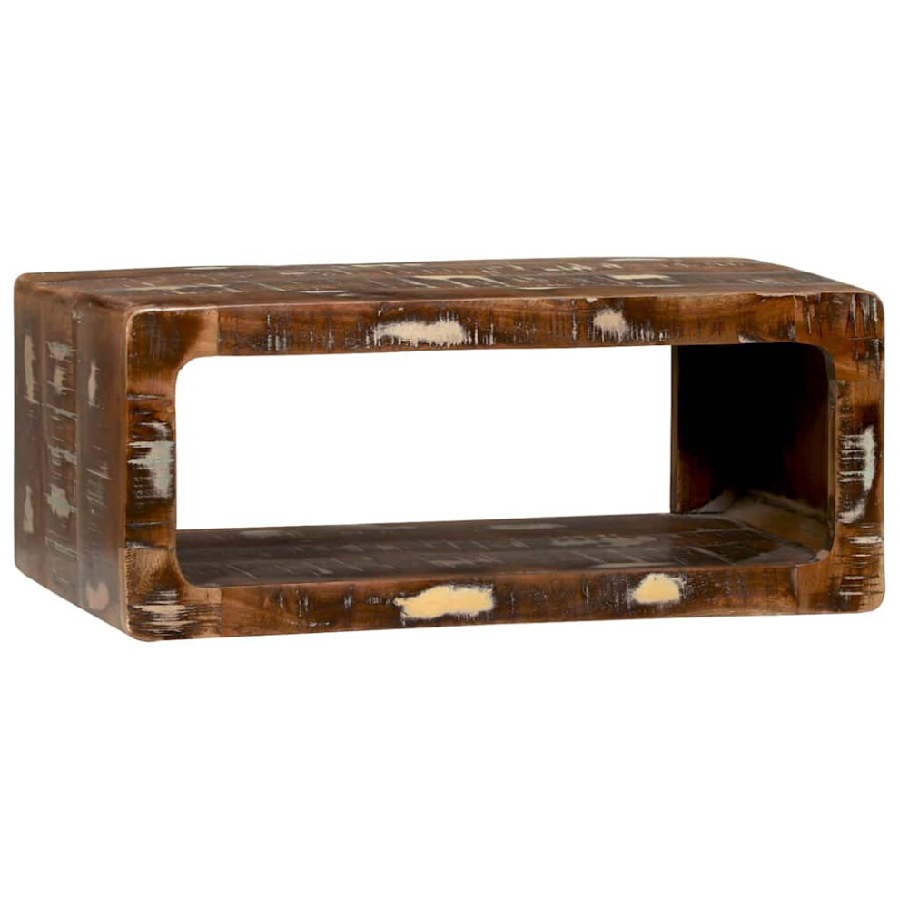 Vidaxl Tv Cabinet Multicolour 60 X 30 X 25 Cm Solid Reclaim Wood