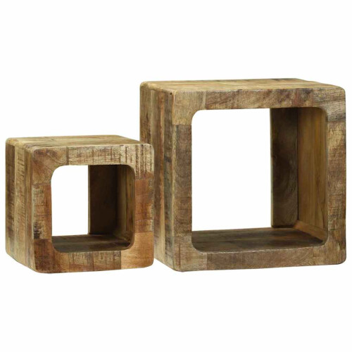 VidaXL vidaXL TV Units 2 pcs Brown 36 x 30 x 36 cm Solid Mango Wood