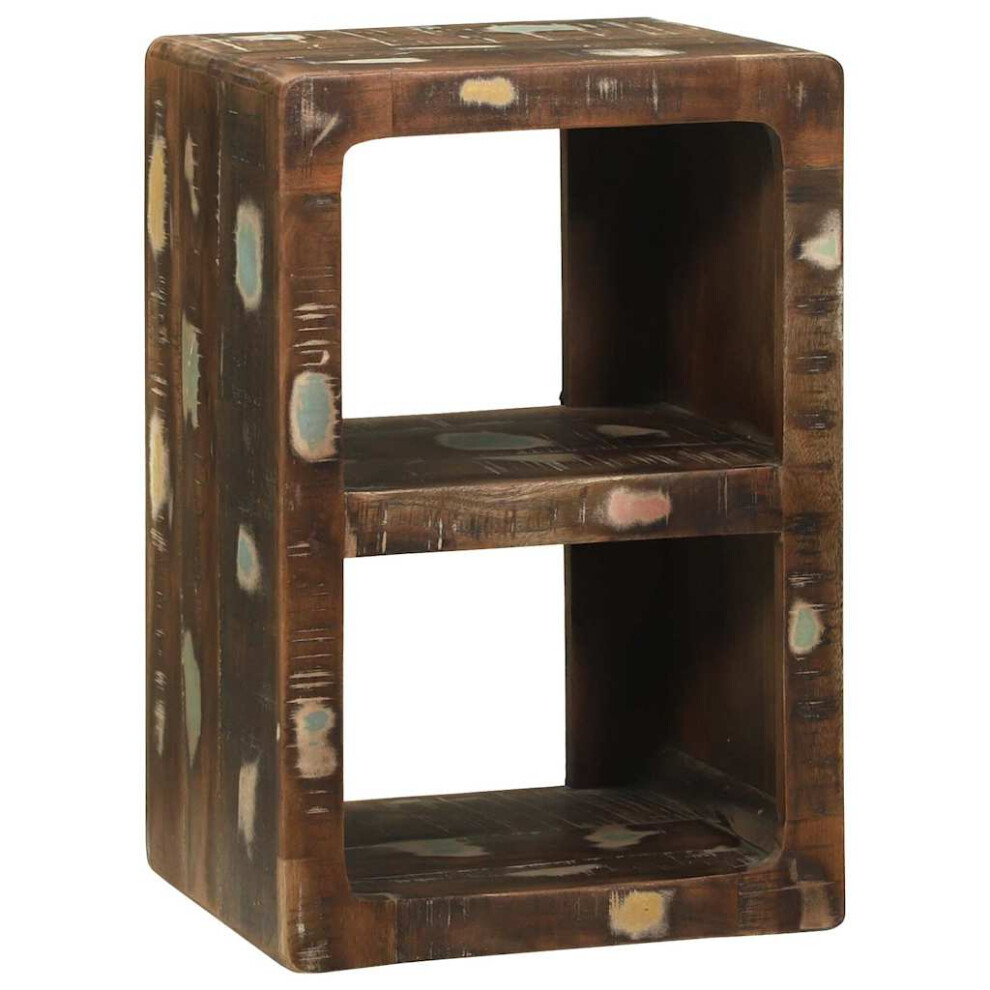 Vidaxl Tv Cabinet Multicolour 36 X 30 X 54 Cm Solid Reclaim Wood
