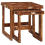 VidaXL vidaXL Nesting Tables 2 pcs Brown 46 x 46 x 45 cm Solid Reclaim Wood 1