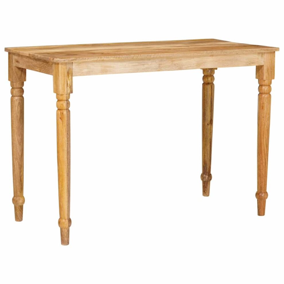 Vidaxl Coffee Table 110 X 55 X 77 Cm Solid Mango Wood Brown