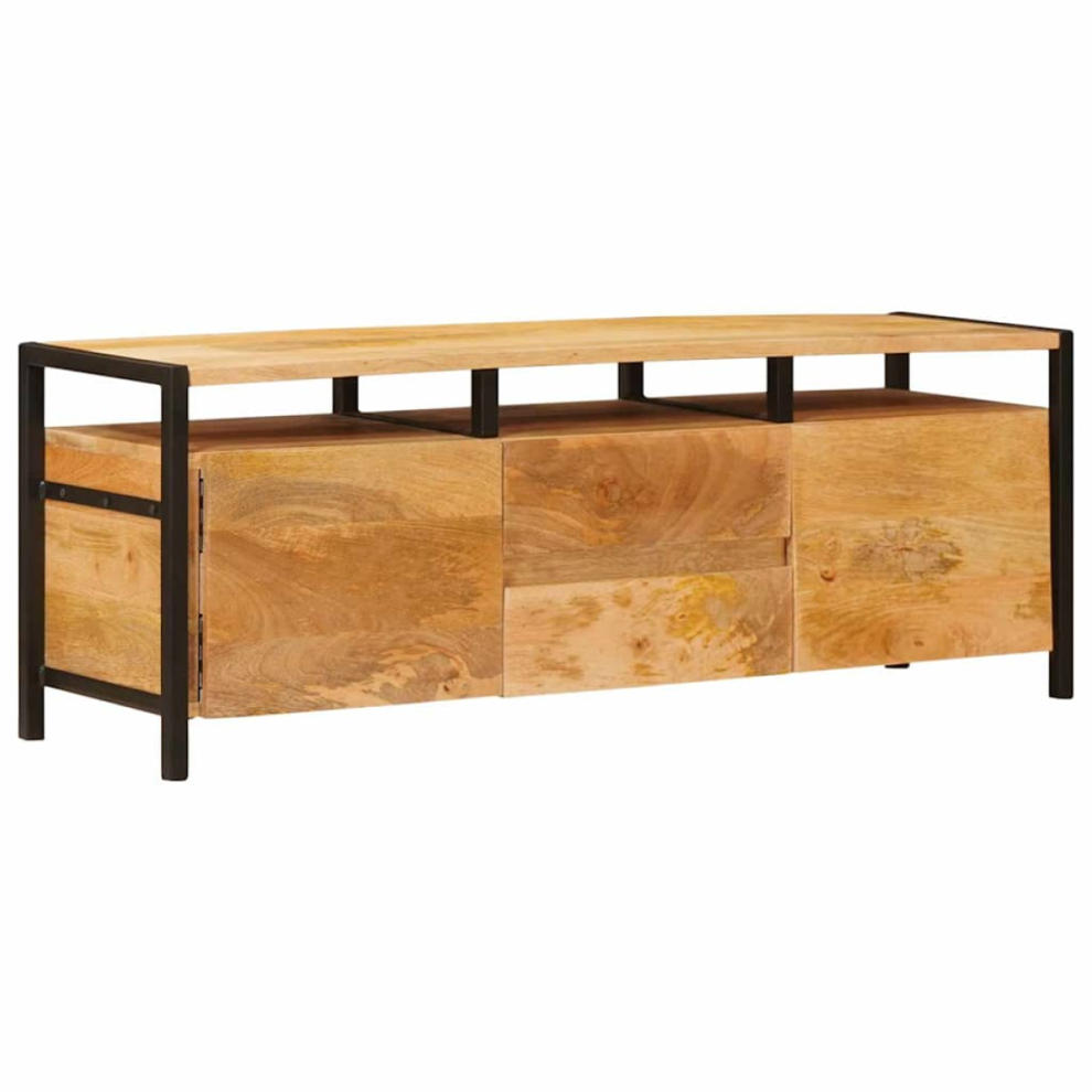 Vidaxl Storage Cabinets 110 X 30 X 40 Cm Solid Mango Wood Brown