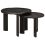 VidaXL vidaXL Nesting Coffee Tables 2 pcs White Solid Mango Wood 1