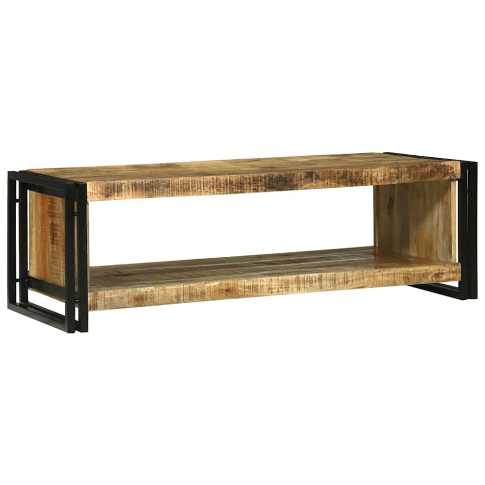 Vidaxl Coffee Table Brown 120 X 50 X 38 Cm Solid Mango Wood