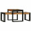 VidaXL vidaXL Coffee Table 2 pcs Brown 48 x 40 x 40 cm Solid Acacia Wood 1