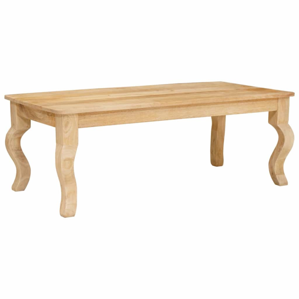 Vidaxl Coffee Table 110 X 55 X 40 Cm Solid Mango Wood Brown