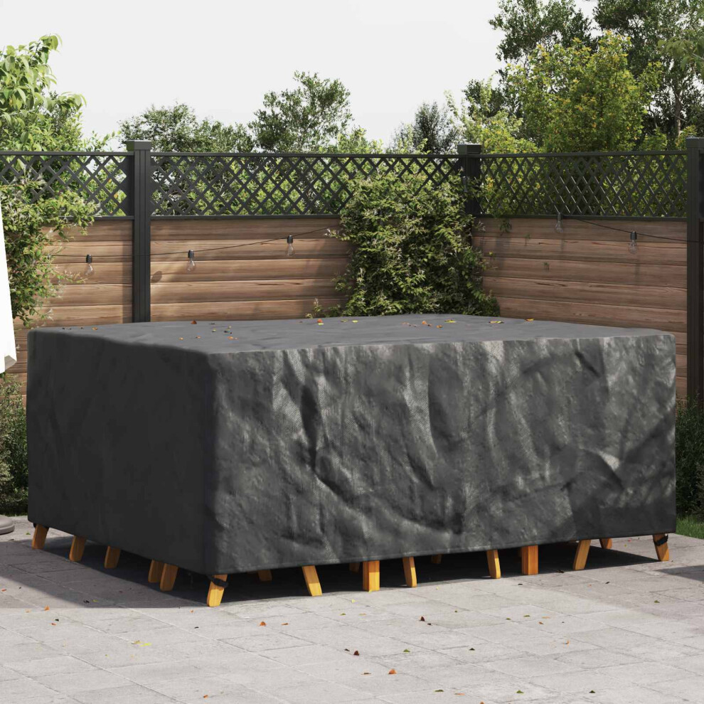 Vidaxl Furniture Cover Plain 220 X 190 X 85 Cm 420D Black