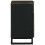 VidaXL vidaXL Bedside Cabinet Walnut 50 x 33 x 60 cm Solid Acacia wood 4