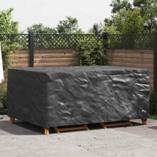 vidaXL Möbelbezug Uni Schwarz 240 x 160 x 100 cm 210D
