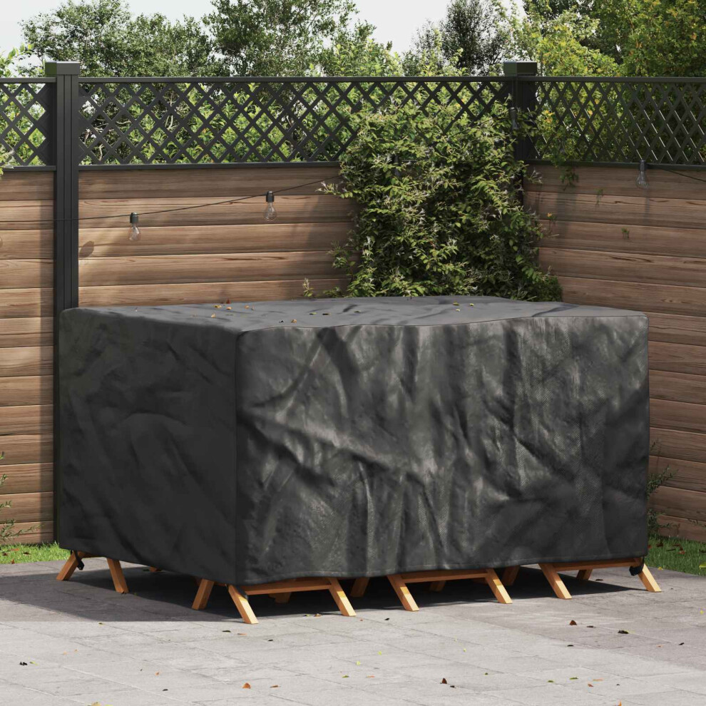Vidaxl Furniture Cover Plain 180 X 150 X 85 Cm 420D Black
