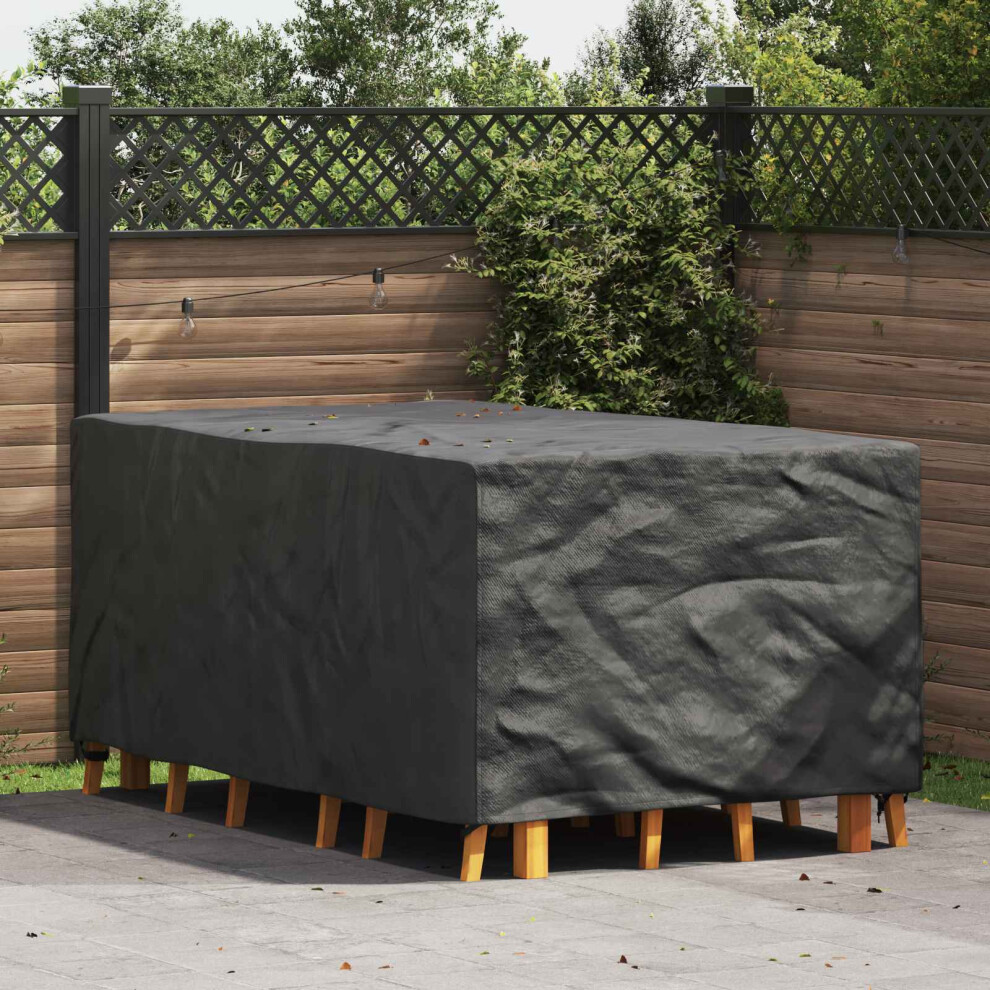 Vidaxl Furniture Cover Plain 143 X 225 X 90 Cm 210D Black
