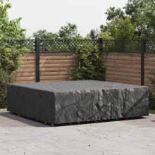 vidaXL Möbelbezug Uni Schwarz 275 x 275 x 70 cm 210D