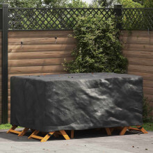 vidaXL Möbelbezug Uni Schwarz 172 x 113 x 73 cm 600D