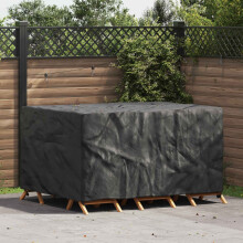 vidaXL Möbelbezug Uni Schwarz 180 x 140 x 90 cm 210D