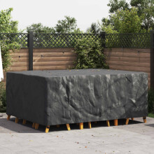 vidaXL Furniture Cover Plain Black 220 x 190 x 85 cm 210D