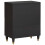 VidaXL vidaXL Sideboard with Shelf Black 60 x 33 x 75 cm Solid Mango Wood 5