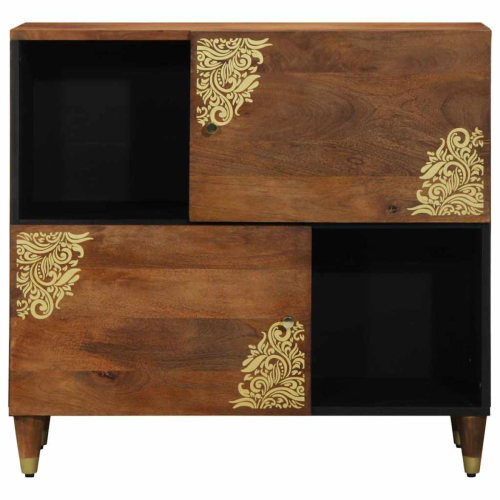 VidaXL vidaXL Sideboard with Shelf Brown 80 x 33 x 75 cm Solid Mango Wood 2