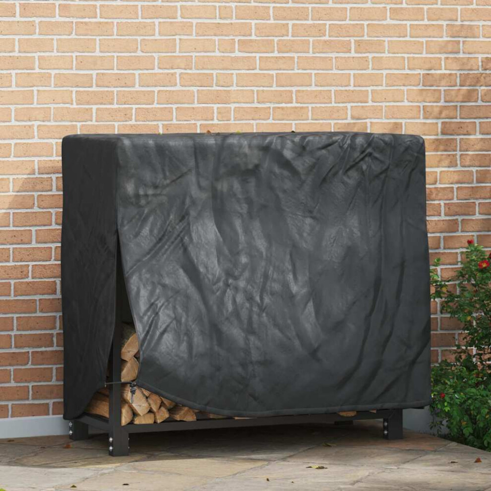Vidaxl Firewood Rack Cover 61 X 122 X 106 Cm 420D Oxford Fabric Black