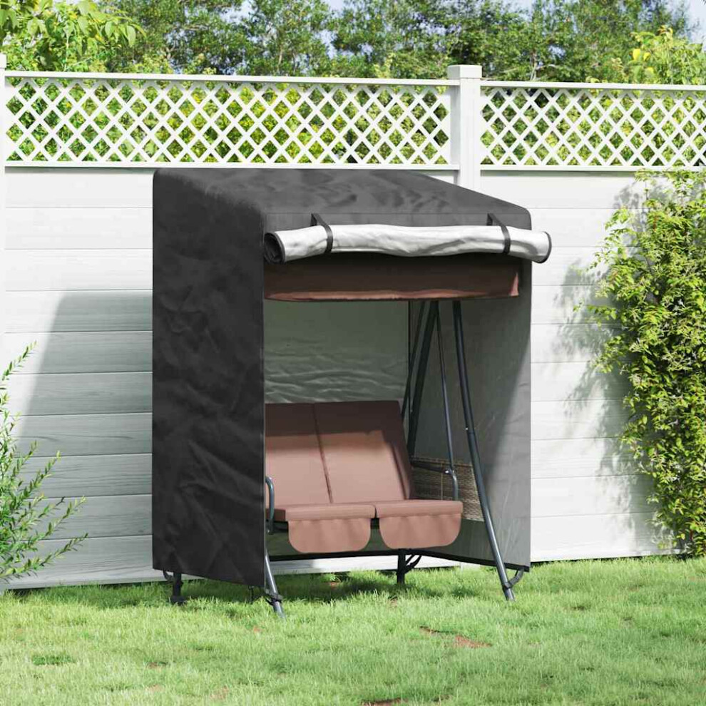 Vidaxl Outdoor Swing Cover Black 120 X 90 X 155 Cm 210D Oxford Fbric