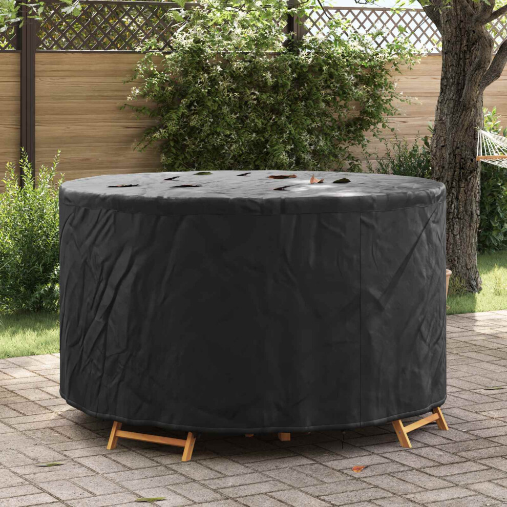 Vidaxl Furniture Cover Black 157 X 157 X 71 Cm 420D Oxford Fbric