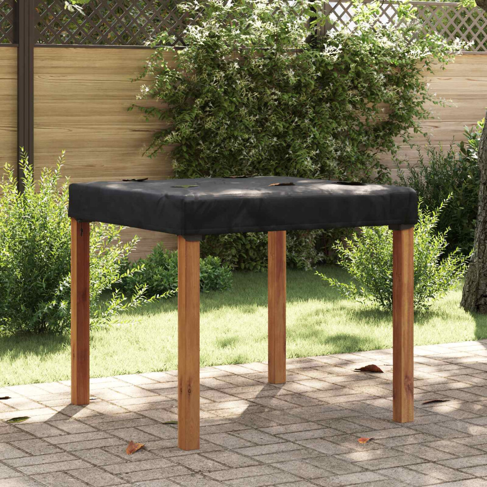 Vidaxl Table Cover Plain 92 X 92 X 15 Cm Fabric Black
