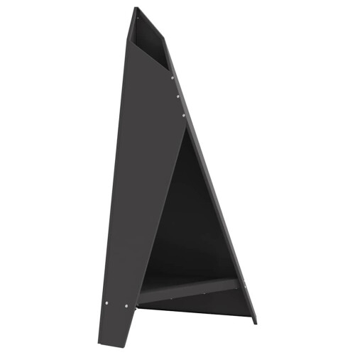VidaXL vidaXL Fire Pit Black 58 x 40 x 100 cm Steel 1
