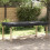 VidaXL vidaXL Table Cover Plain Black 202 x 92 x 15 cm Fabric 1