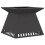 VidaXL vidaXL Fire Pit Black 60 x 60 x 50 cm Steel 2